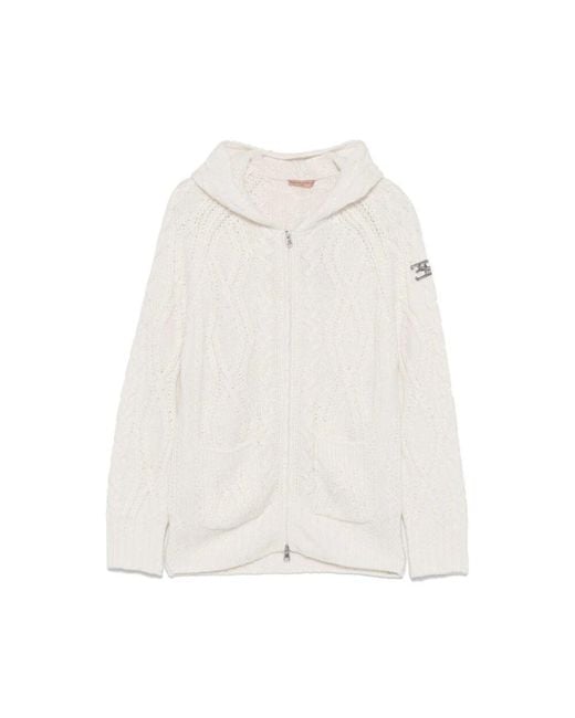 Ermanno Scervino White Cardigans