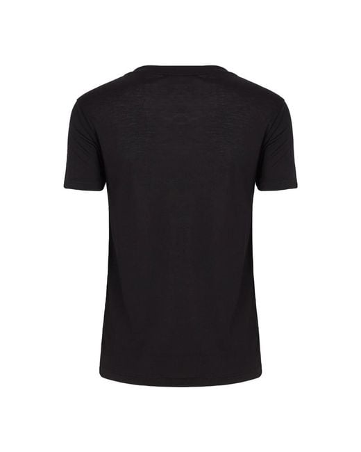 Bruuns Bazaar Tops ,Zwart ,Zwarte Korte Mouw T-Shirt Top in het Black