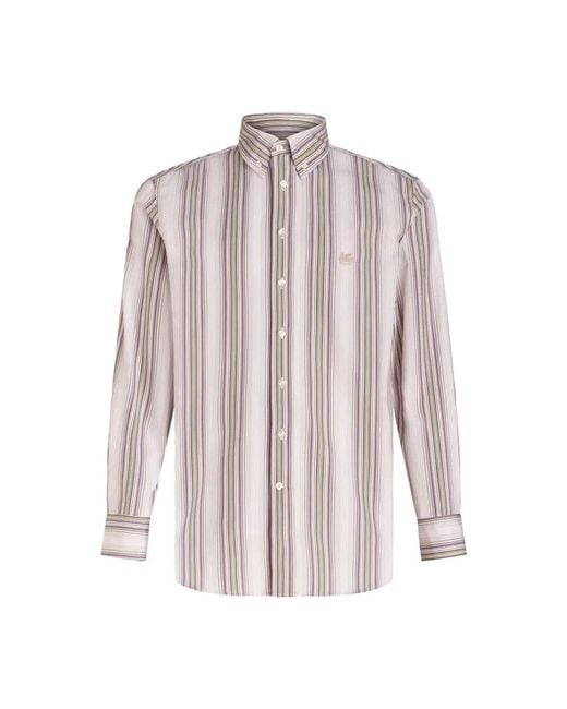 Etro Pink Casual Shirts for men
