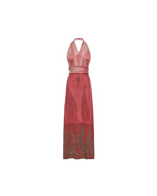 Akep Red Knitted Dresses