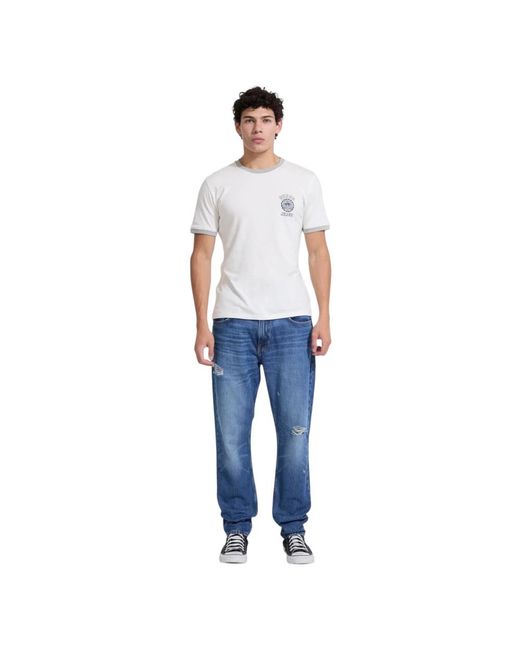 Guess Blue Straight Jeans for men