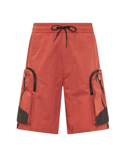 A_COLD_WALL* Long Shorts in het Red voor heren