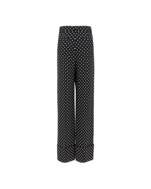 Valentino Garavani Black Straight Trousers