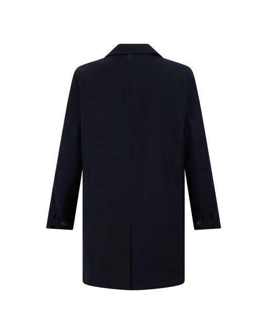 Canali Blue Single-Breasted Coats for men