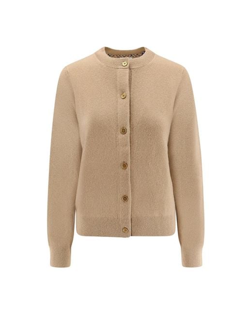 Cardigans Burberry en coloris Natural