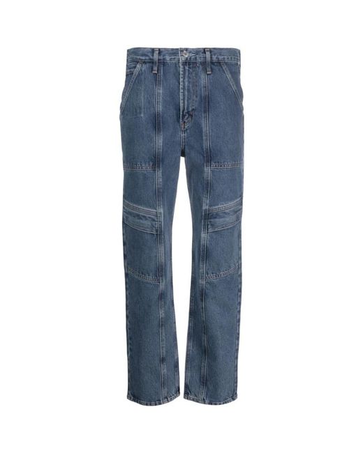 Agolde Jeans ,Blauw ,Katoen Blauwe Cooper Cargo Jeans in het Blue