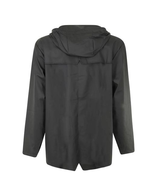 Rains Gray Rain Jackets for men