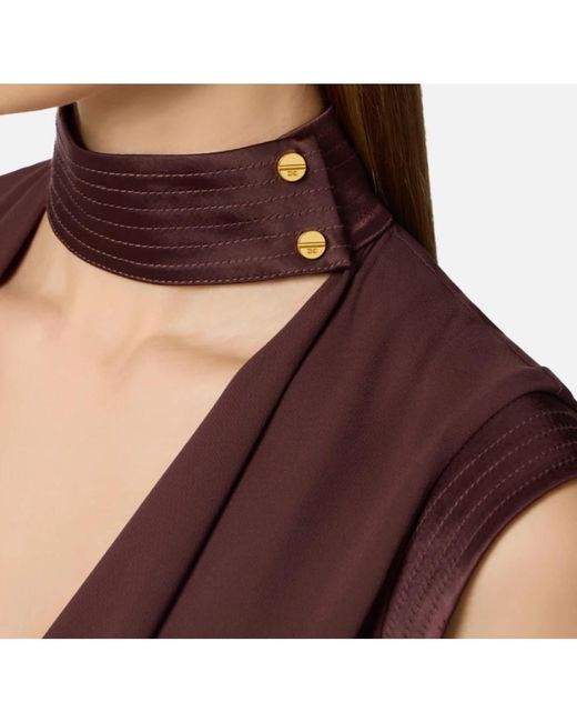 Elisabetta Franchi Purple Sleeveless Tops