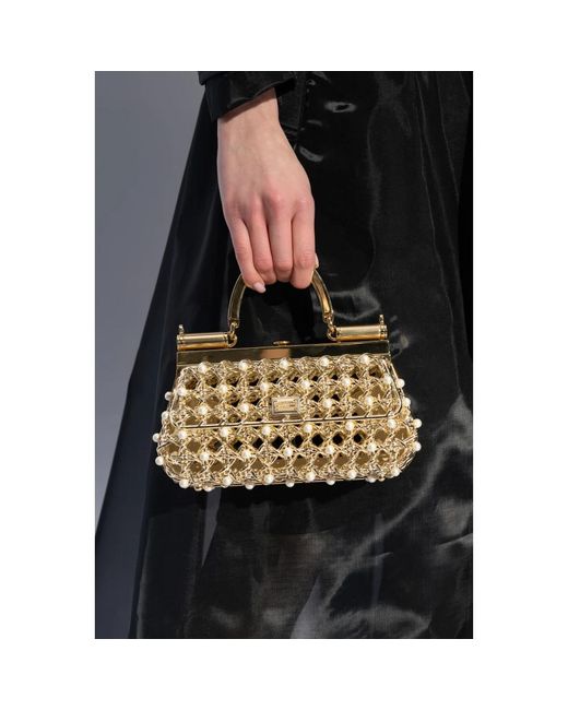 Dolce & Gabbana Metallic Handtasche sicily