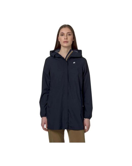 K-Way Blue Rain Jackets