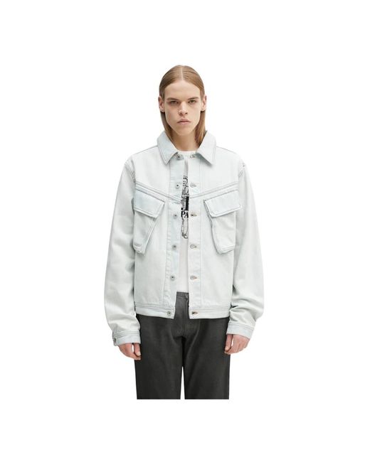 Denim Jackets Marcelo Burlon pour homme en coloris Gray