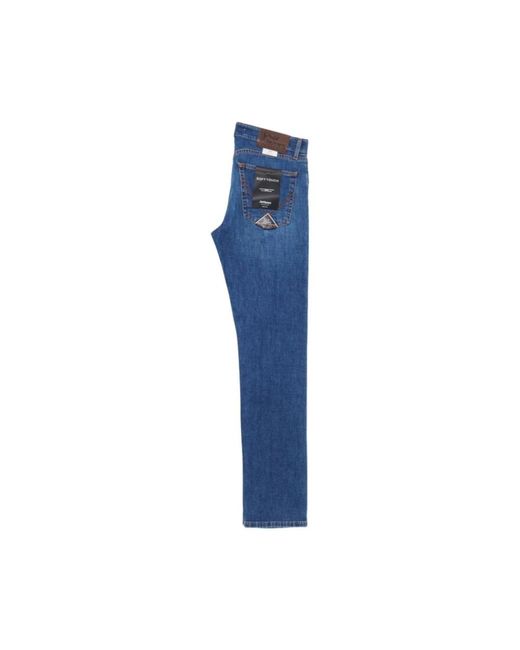 Roy Rogers Slim fit straight denim jeans in Blue für Herren