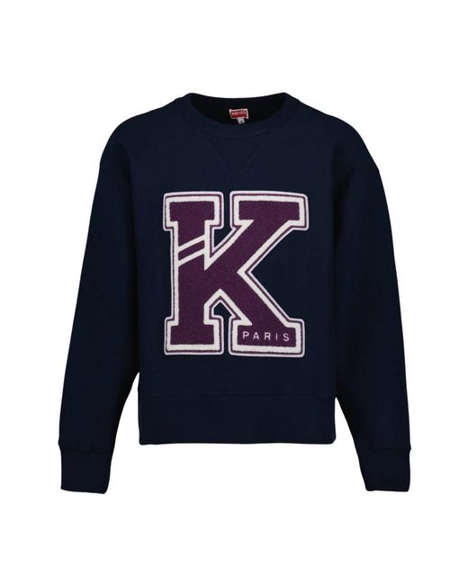 KENZO Blue Sweatshirts for men