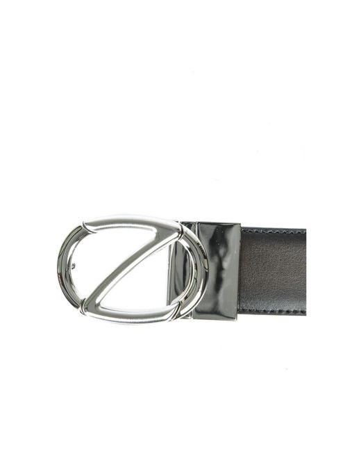 Zegna Black Belts for men