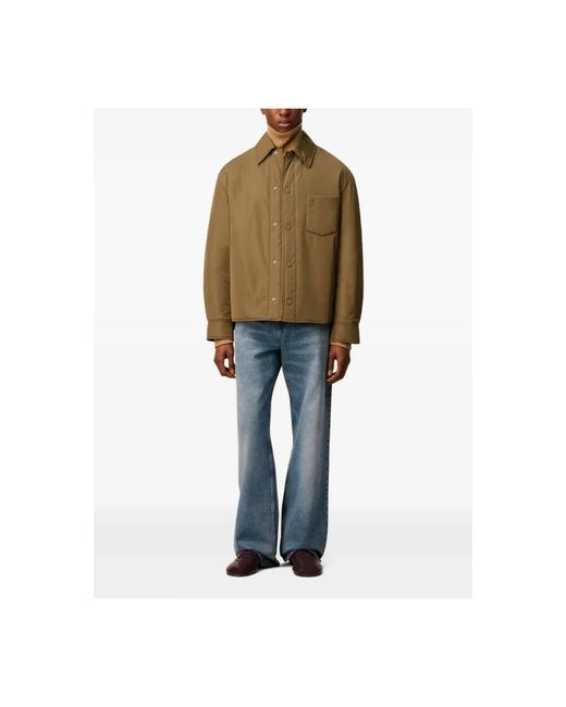 AMI Quilted Overshirt in het Green voor heren