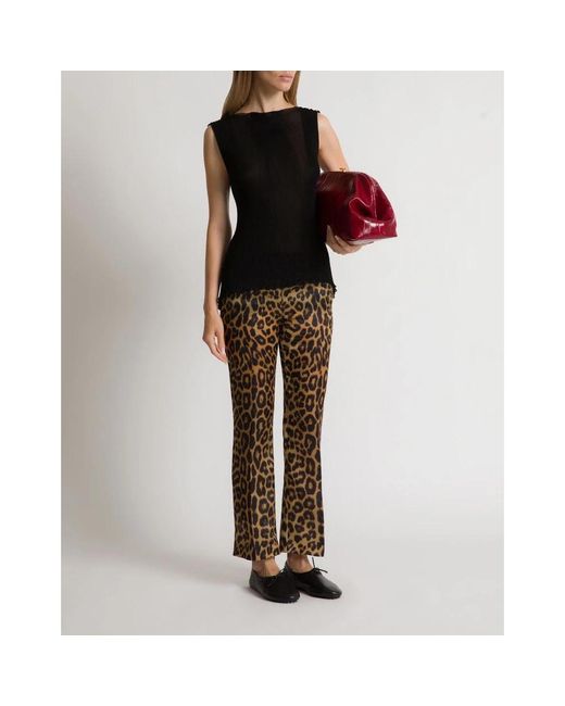Alberta Ferretti Black Sleeveless Tops
