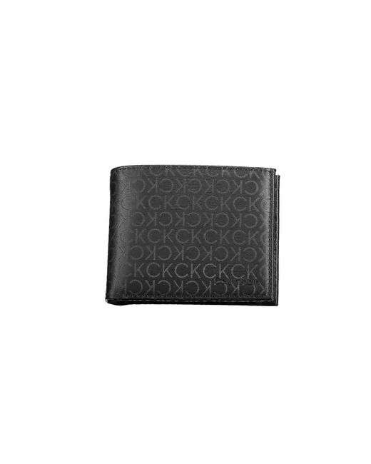 Portafoglio rfid minimalista di Calvin Klein in Black da Uomo