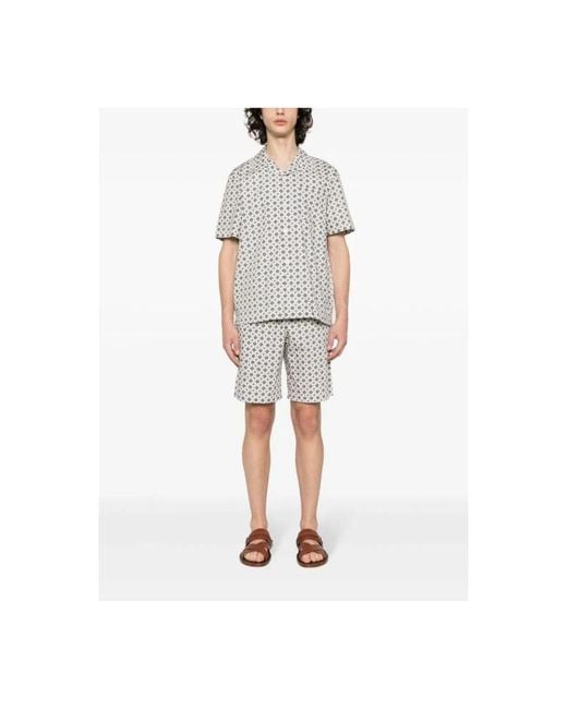 A.P.C. White Short Sleeve Shirts for men