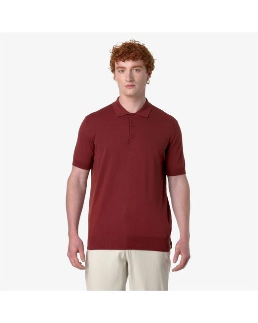 K-Way Red Polo Shirts for men