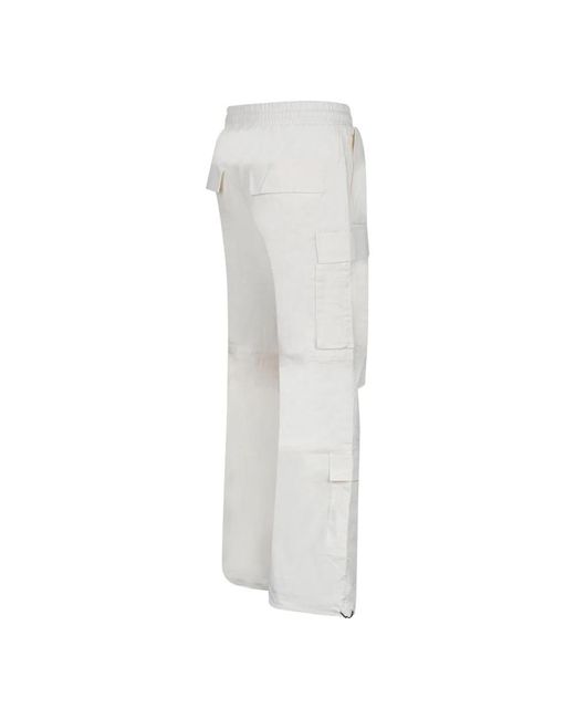 Thom Krom Gray Wide Trousers for men