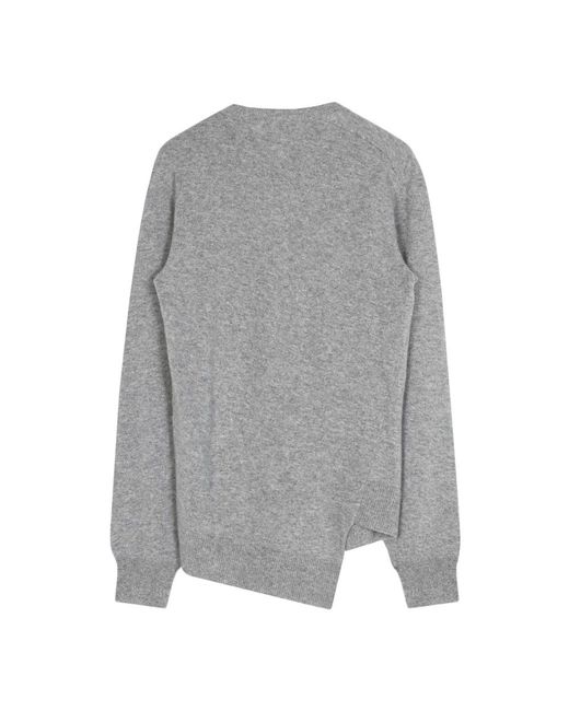 Comme des Garçons Round-Neck Knitwear in het Gray voor heren