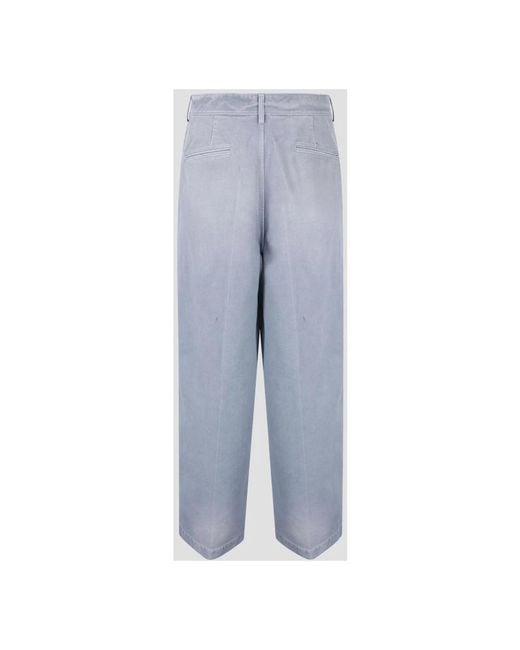 Marni Blue Cropped Trousers for men