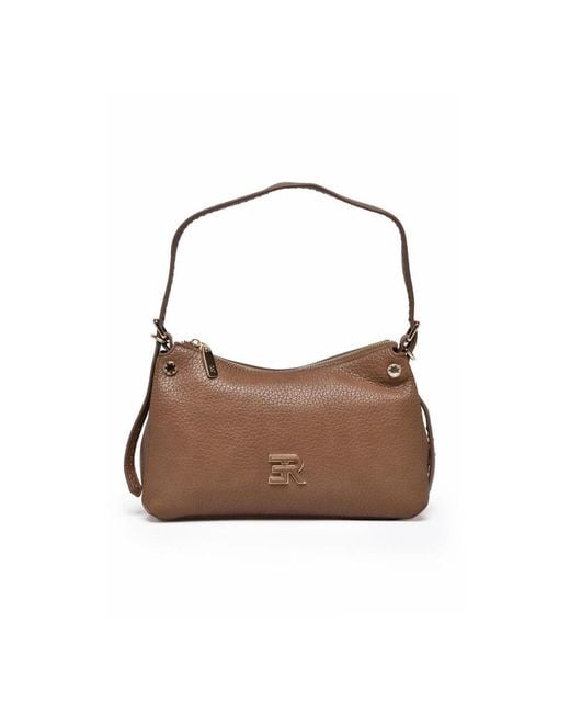Ermanno Scervino Brown Shoulder Bags