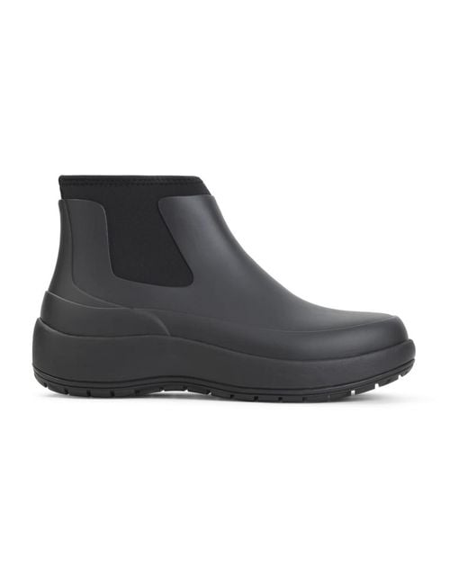 Rains Black Chelsea Boots for men