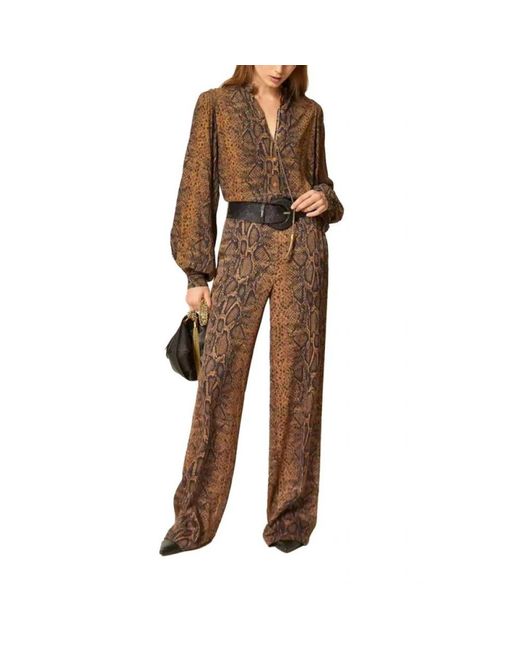 Twinset Brown Blouses