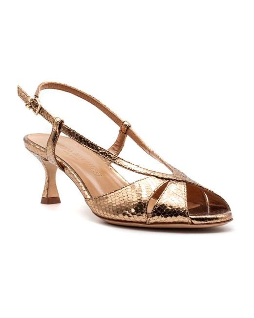 Sergio Levantesi Brown High Heel Sandals
