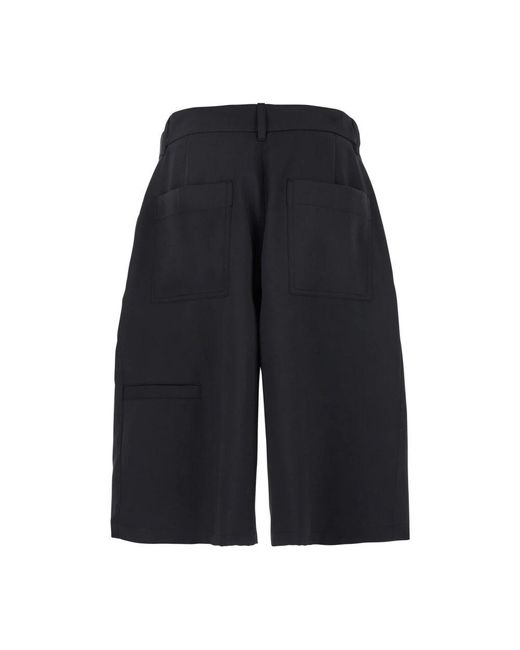 Long Shorts di Wooyoungmi in Black da Uomo