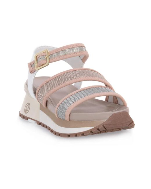 Liu Jo Pink Flat Sandals