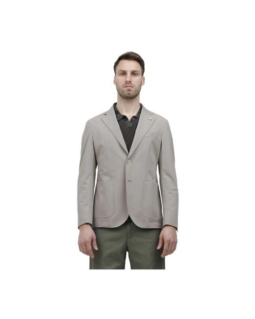 L.b.m. 1911 Gray Blazers for men