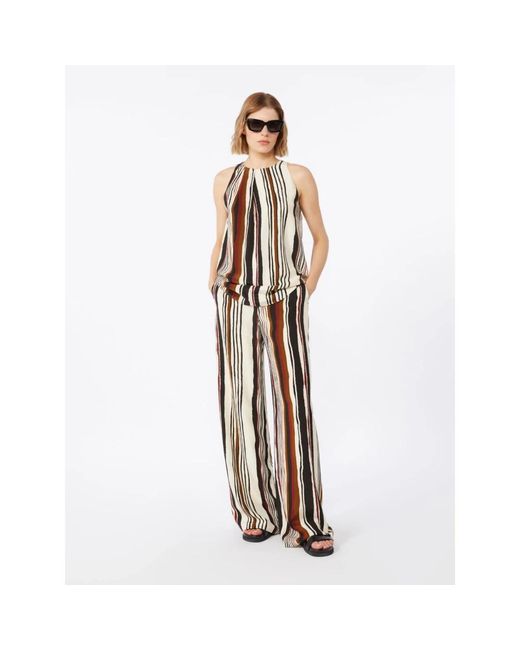 Max Mara Mstpagano Broek in het Brown