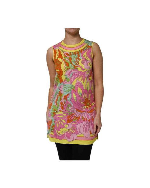 Dolce & Gabbana Red Sleeveless Tops