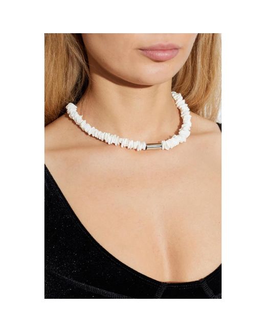 DSquared² White Shell Necklace