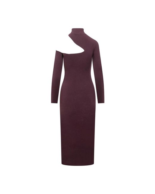 P.A.R.O.S.H. Purple Knitted Dresses