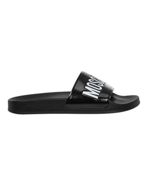 Moschino Pantoletten in Black für Herren