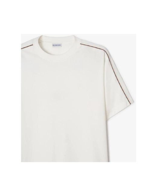 Burberry White T-Shirts for men