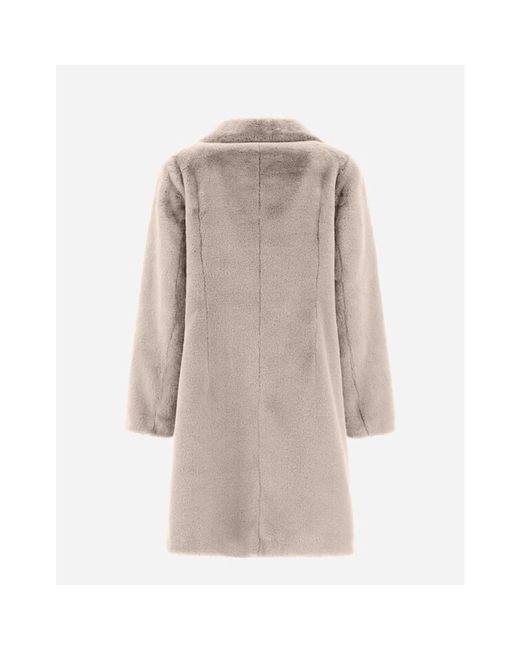 Herno Natural Faux Fur & Shearling Jackets