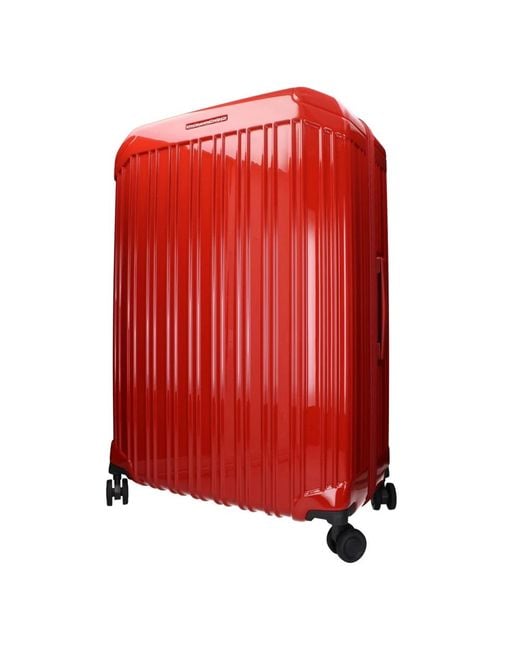 Piquadro Red Large Suitcases