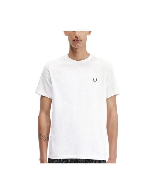 Fred Perry White T-Shirts for men