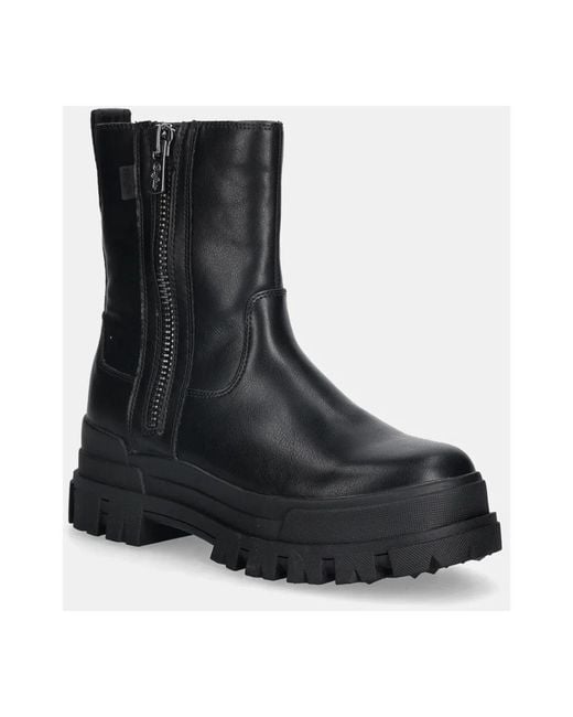 Buffalo Black Aspha Bootie Zip