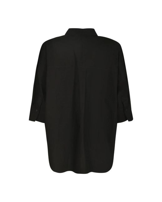 P.A.R.O.S.H. Overhemden ,Zwart ,Shirt in het Black