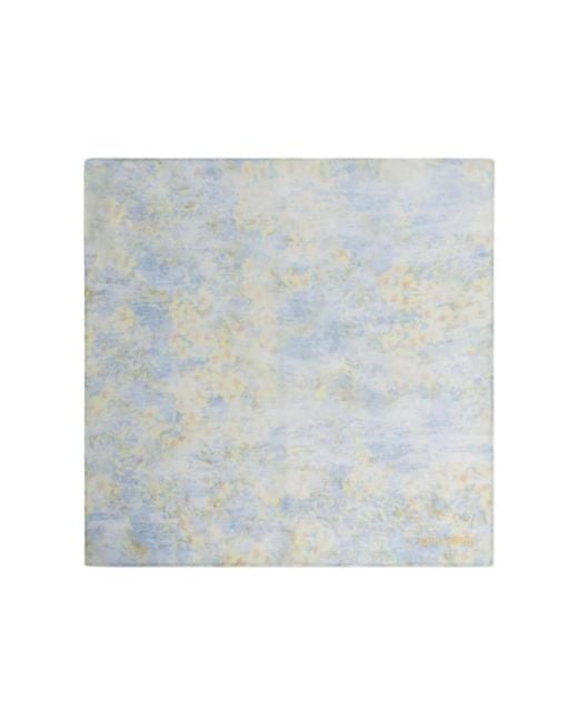 Alberta Ferretti Blue Silk Scarves