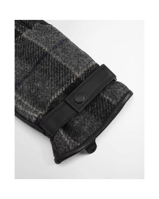Gloves di Barbour in Black da Uomo