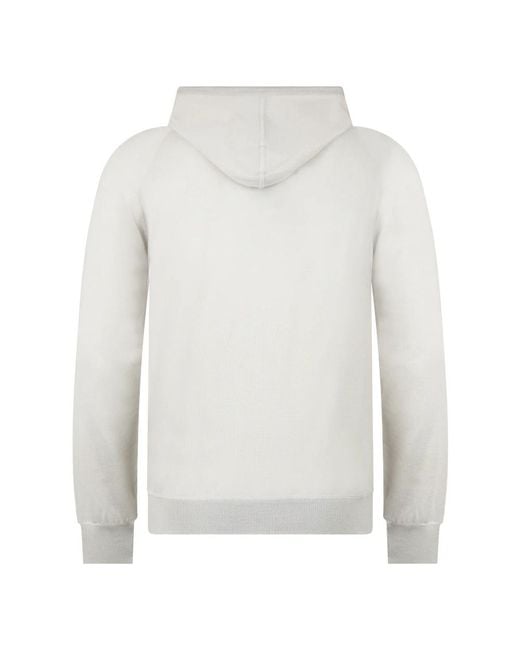 Moorer White Zip-Throughs for men