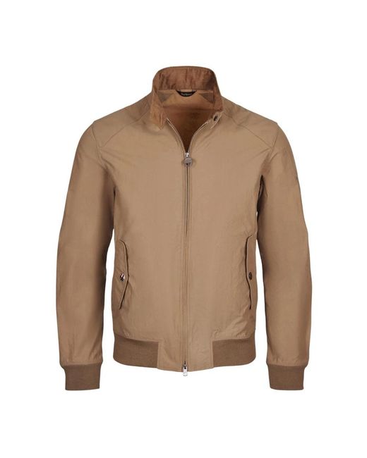 Barbour Jassen ,Katoen Rectifier Harrington Casual Jacket in het Brown voor heren