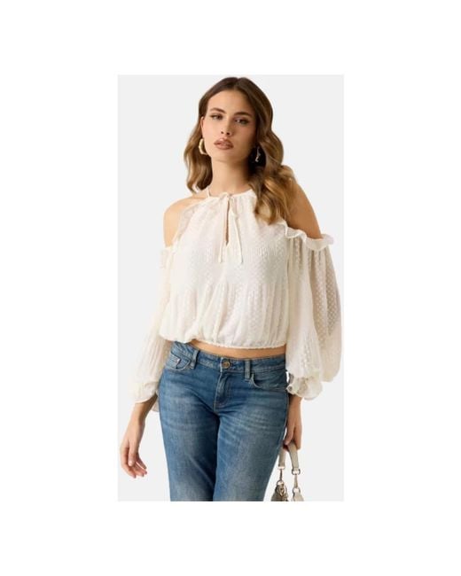 Blouses Guess de color White