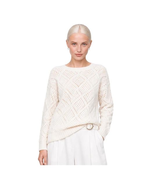 Kocca White Round-Neck Knitwear